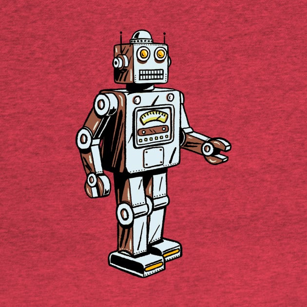 Retro Robot by LittleBunnySunshine